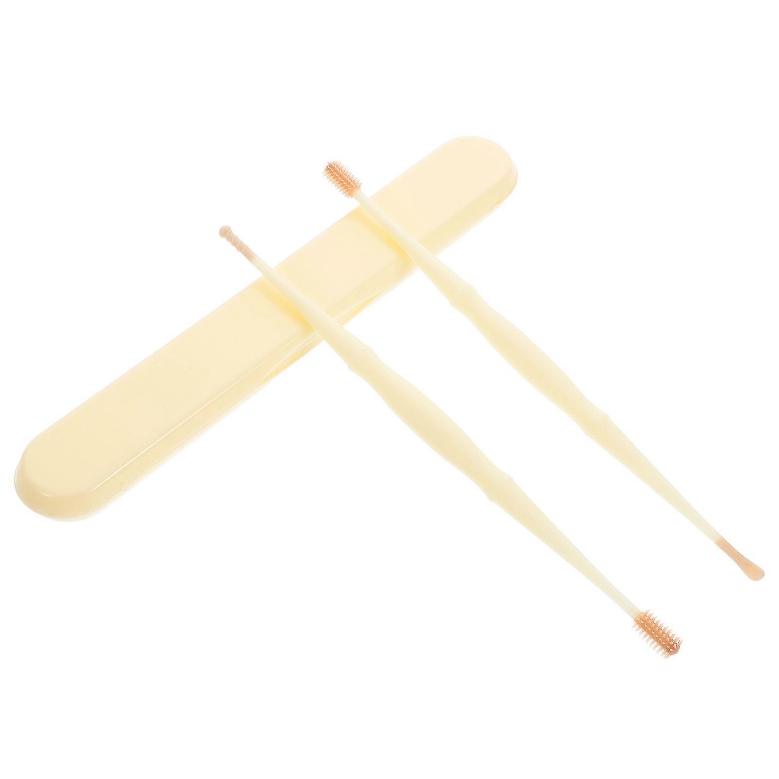 Ear Cleaning Dual-Head Spiral Ear Wax Removal Tool with Massage 2Sets