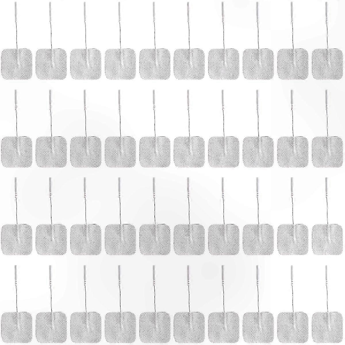 Replacement Pads 2x2 for Muscle Stimulator Devices, 40-Pack