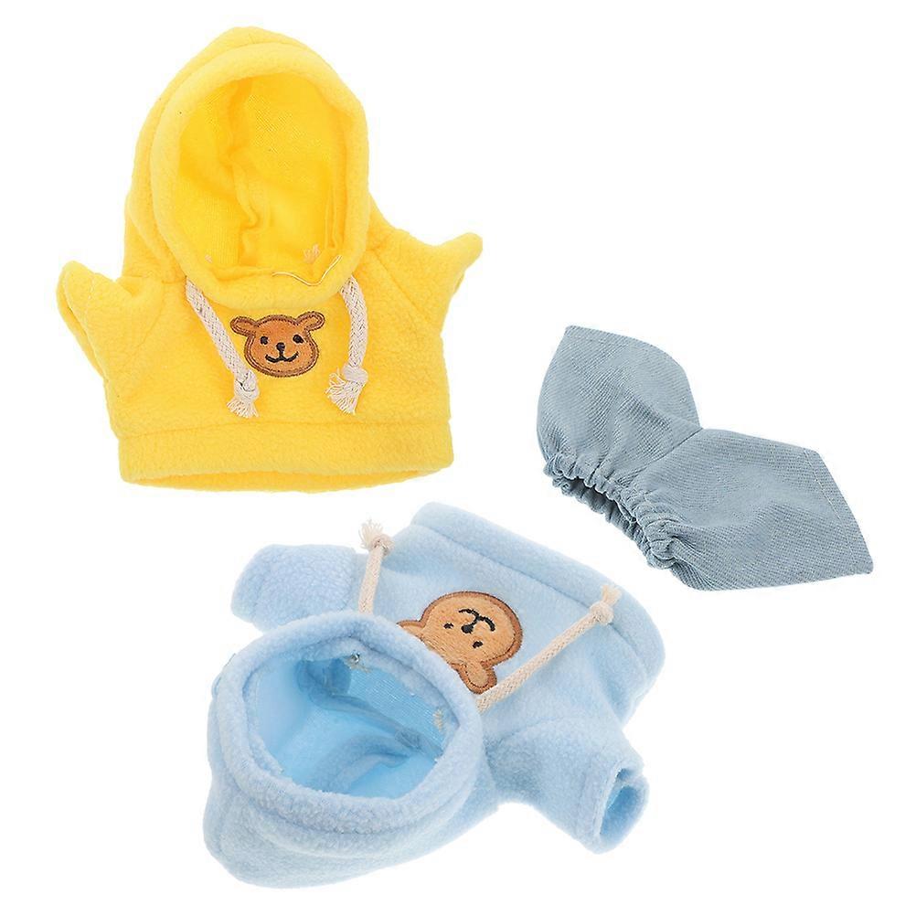 Plush Bear Apparel Mini Bear Plush Clothes for Doll Use 5Sets