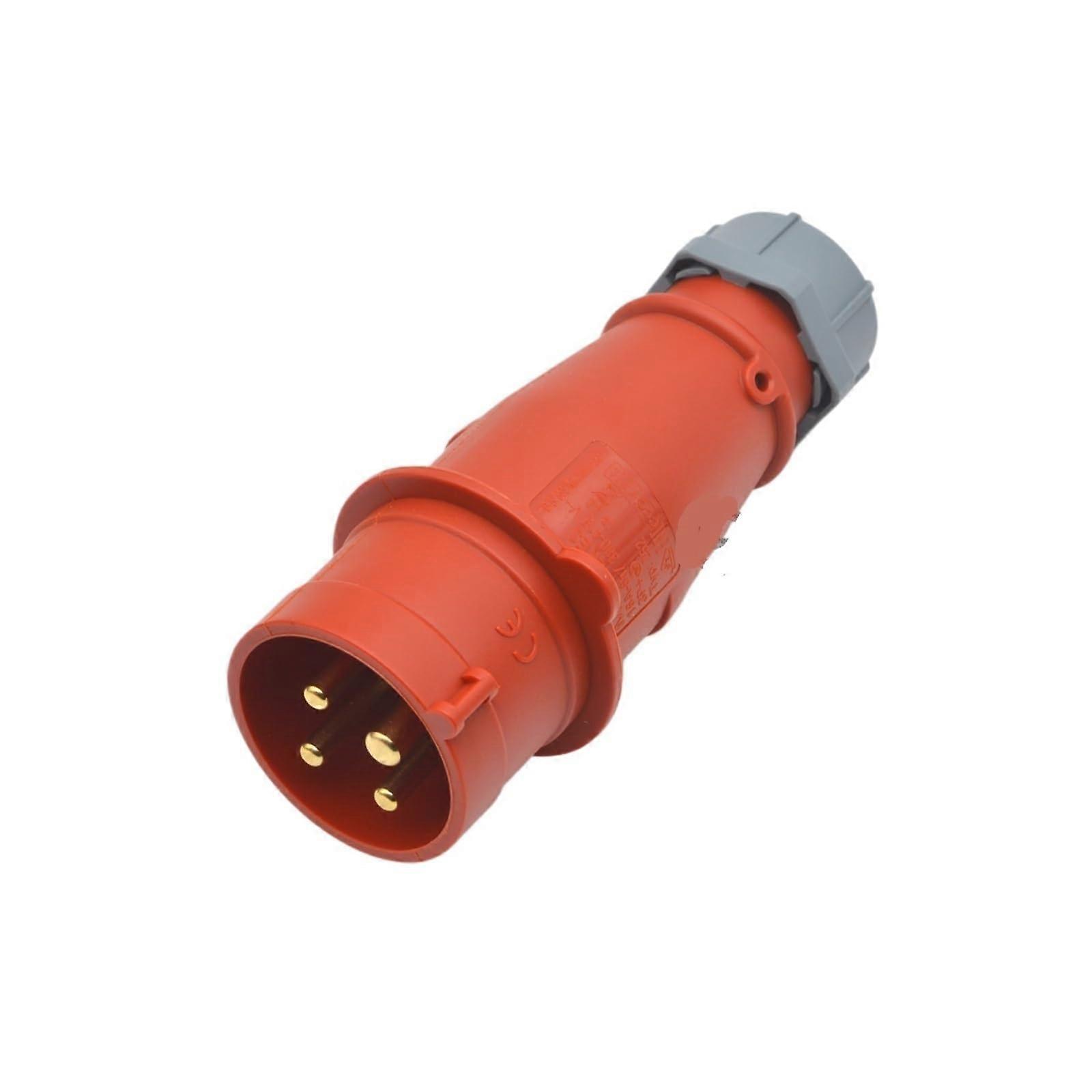 Industrial Plug 3Phase 16A 6H 380V 5P IP44, 4Core 16A 400V Plug Type 252