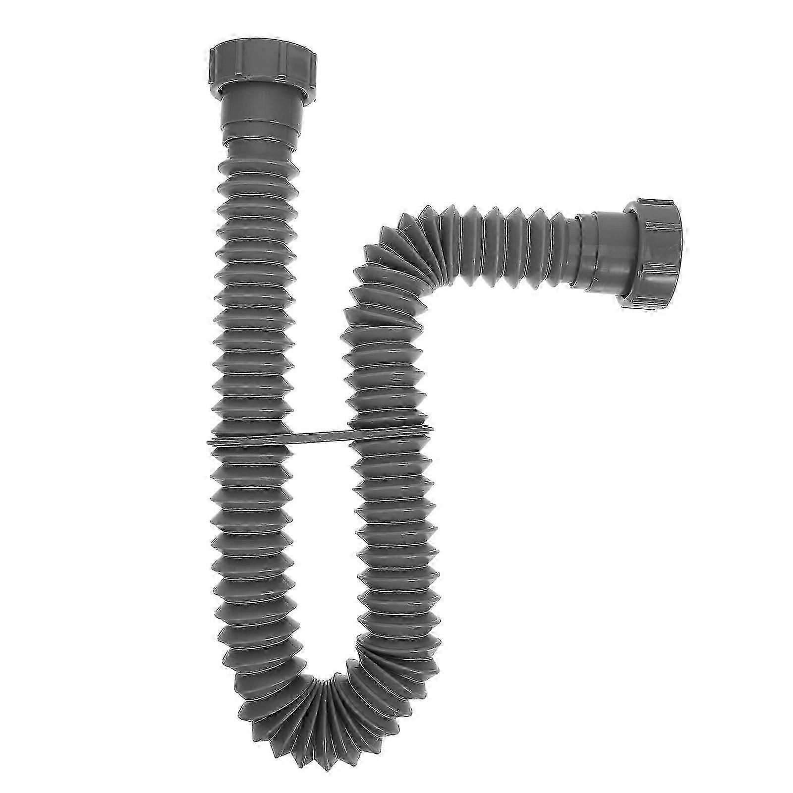 Troglfold 11/2" Expandable Flexible Sink Drain, Universal Adjustable P-Trap Kit Compatible with Kitchen & Bathroom Sinks nc-u7