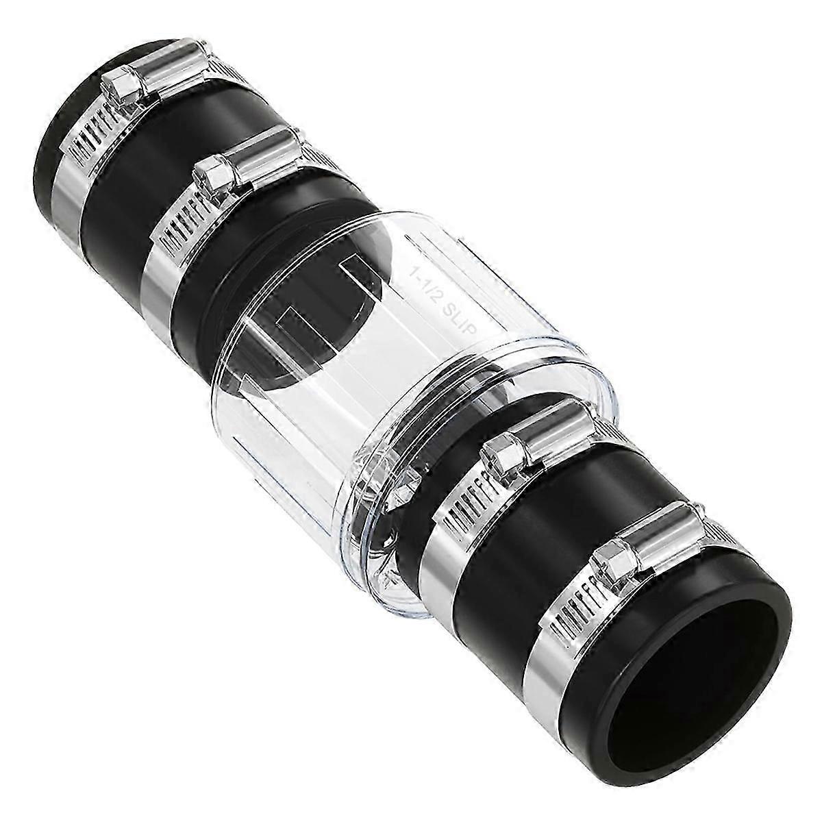 1-1/2inch Check Valve, Quiet Sump Pump Check Valve Replacement with Spring-Loaded Flapper,for 1 1/2