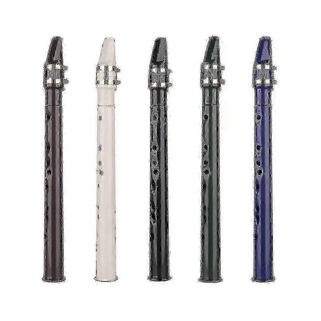 8-hole Pocket Sax Mini Sax Portable Beginner Sax Easy Sax Practice Breath(black)