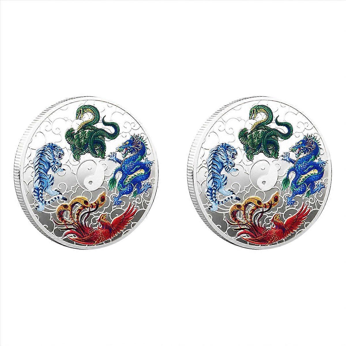 Ancient Mythical Creatures Lucky Coin Lottery Ticket Scratcher Tool