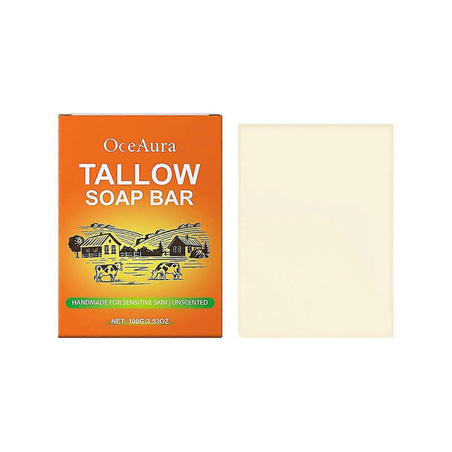 For Beef Tallow Soap Bar All Natural And Organic Grass Fed Tallow Soap Unscented Moisturizes Soothes