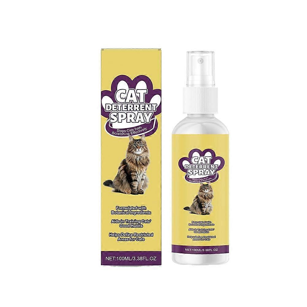100ml Cat Scratch Deterrent Spray with Oxymatrine Protect Furniture Plants from Scratching Damage