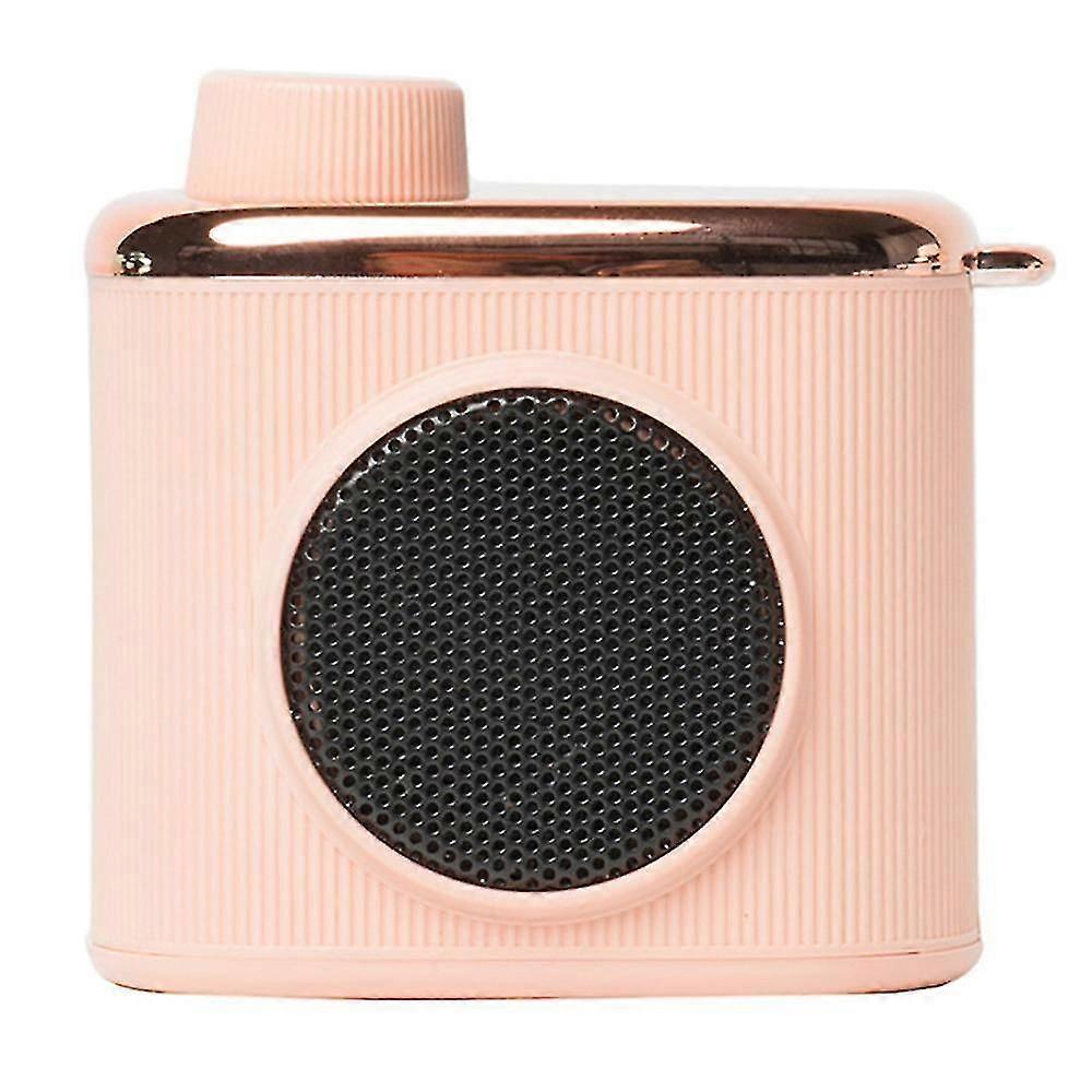 Mini Retro Bluetooth Speaker, Creative Camera Styling,portable,usb Charging,convenient And Practical Pink