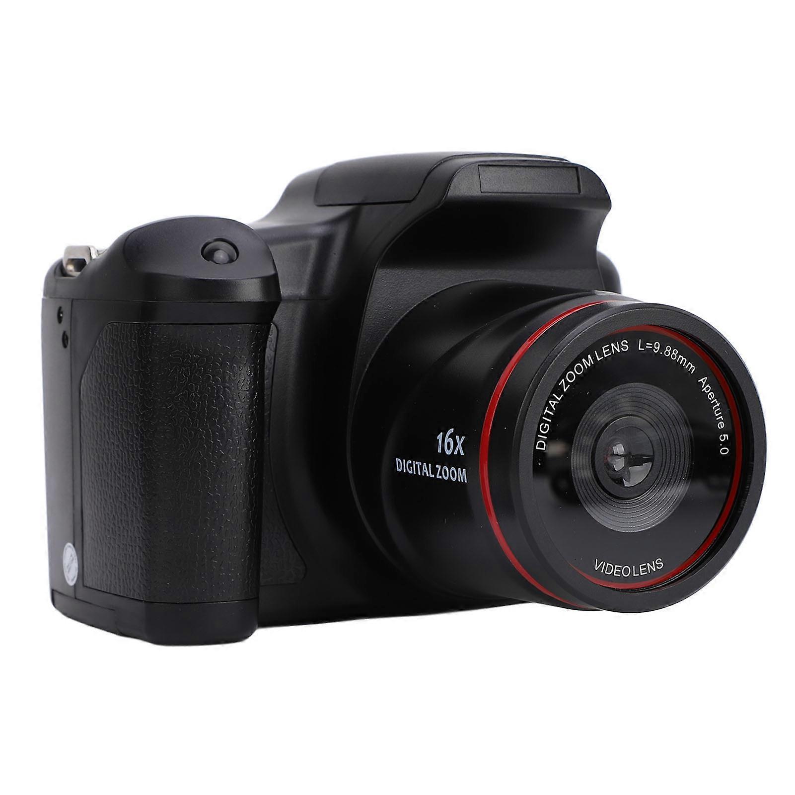 Digital Camera for Photography 16MP 1080P HD 16X Digital Zoom Micro SLR Digital Camera with Telephoto Lens for Travel Vlogging 