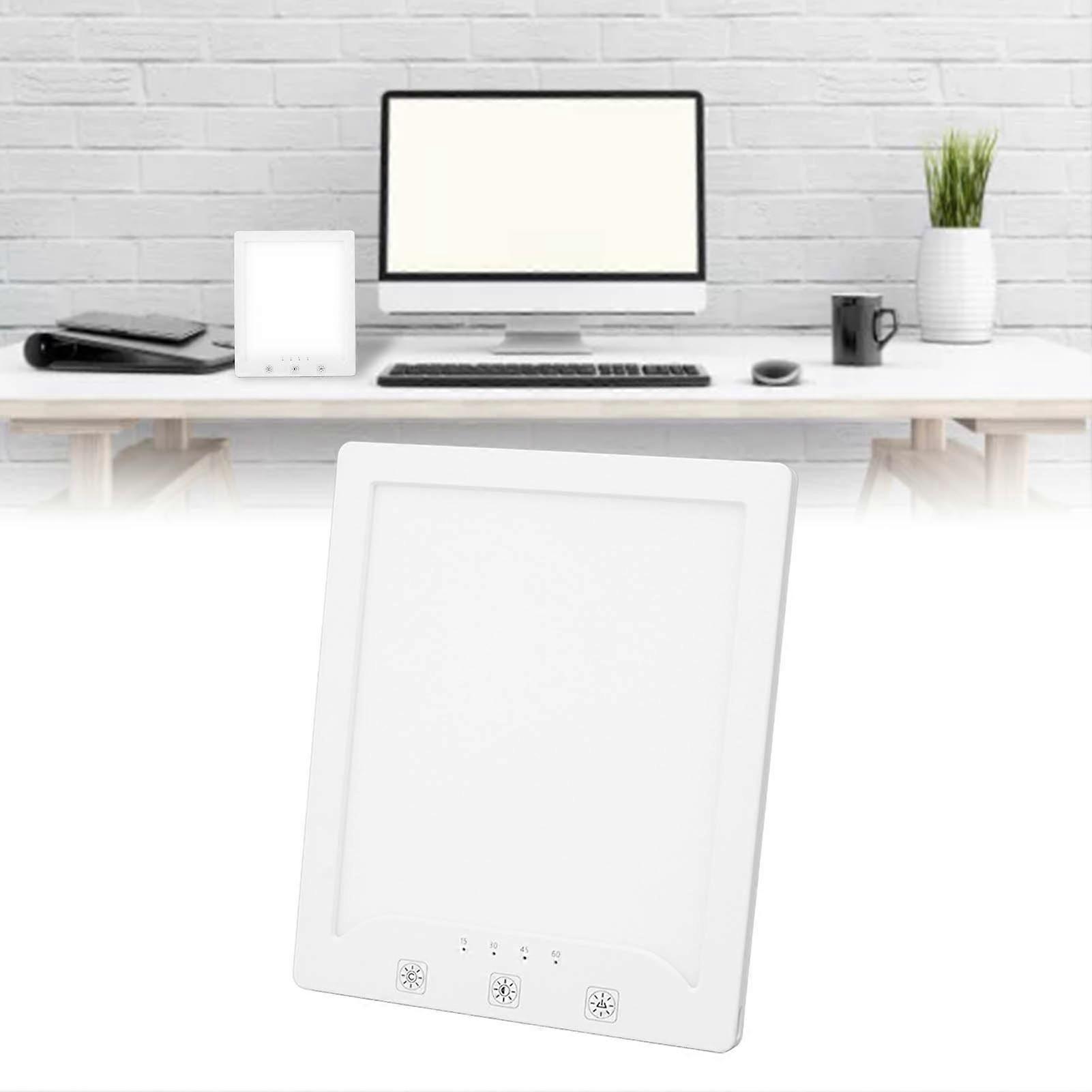 UV Free LED Light Physiotherapy Lamp Simulated Sunlight USB UV Free Sun Lamp with 10000lx 3 Color Temperature 10 Brightness 