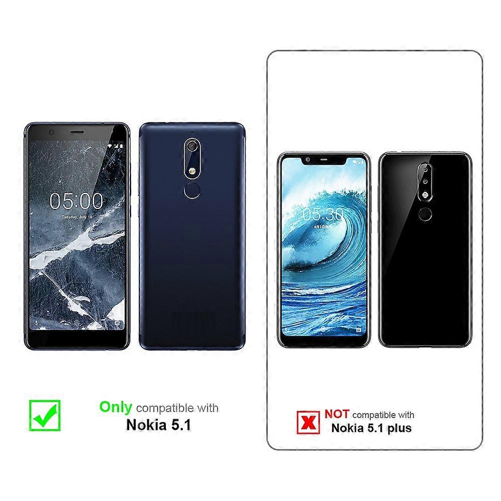 Nokia 5.1 Case - Protective Case with Stand Function and Card Slot
