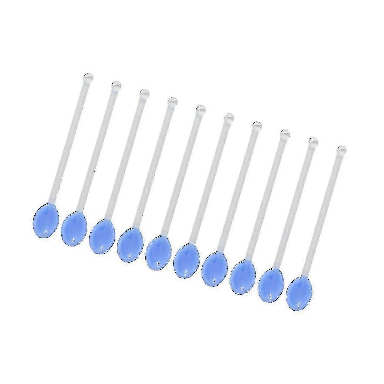 Coffee stirring spoons, 10x glass teaspoons, dishwasher safe