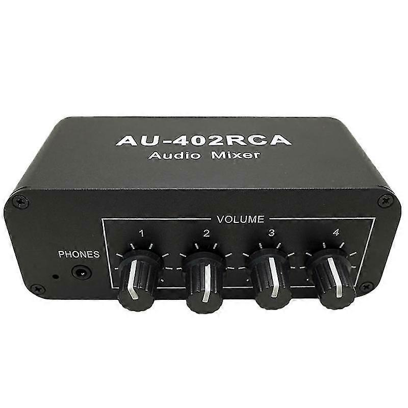 Multi-source Rca Mixer Stereo Audio Reverberator Audio Switch Switcher 4 Input 2 Output Driver Head