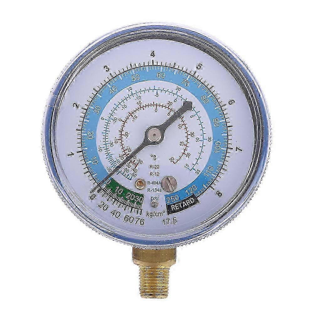 New Air Conditioner R404 R134a R22 Refrigerant Low Pressure Gauge Psi Kpa Blue