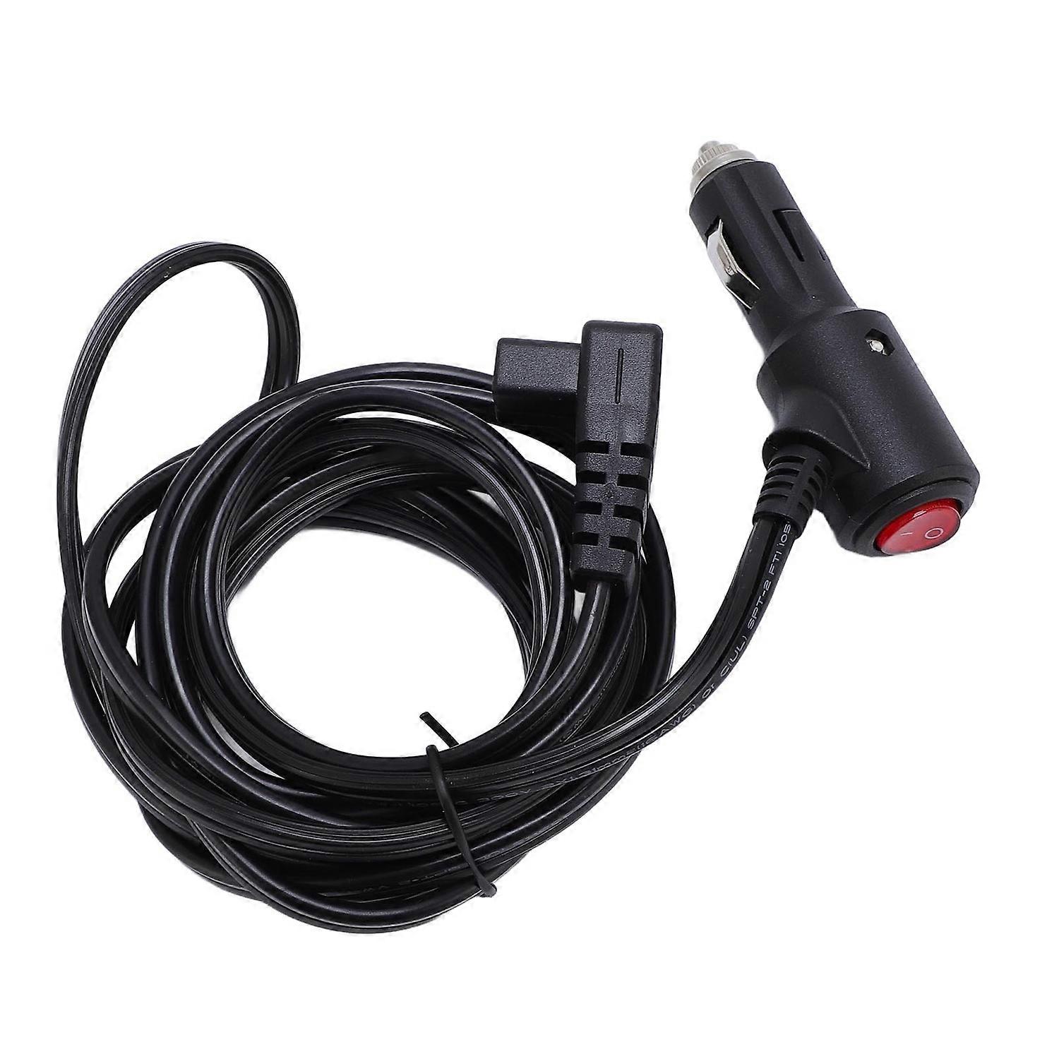 Car Refrigerator Charger for Freezer with Red Switch Indicator RV Supplies 3meter Long