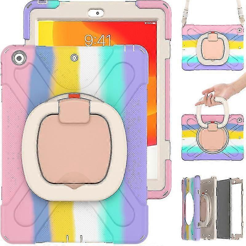 Wekity Ipad6 / Air2 With Screen Protector, Swivel Stand/pencil Holder/shoulder Strap