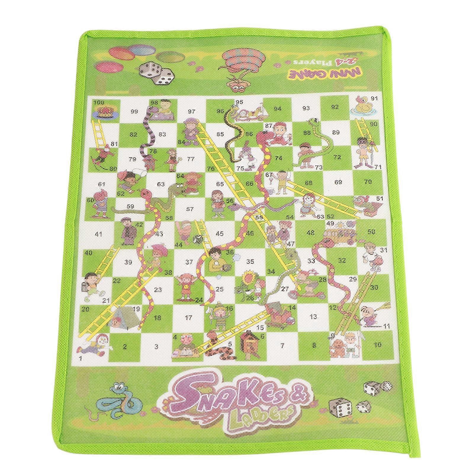 Foldable Interesting Board Game Set Portable Flying Chess Toy Set Kids Educational Board Game