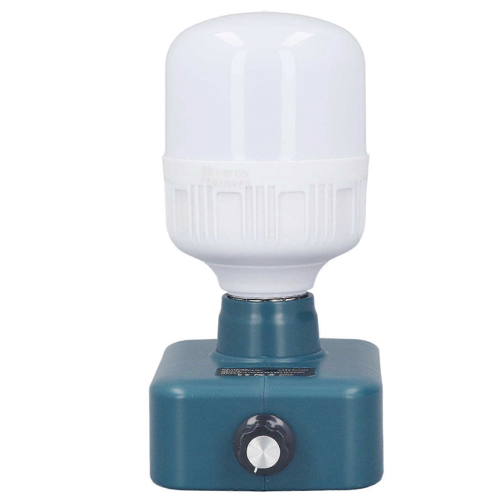 Battery Powered Work Light Bulb E27 Adjustable Brightness LED Bulb for 18V BL1815 BL1820 BL1830 BL1840 BL1850 BL1860