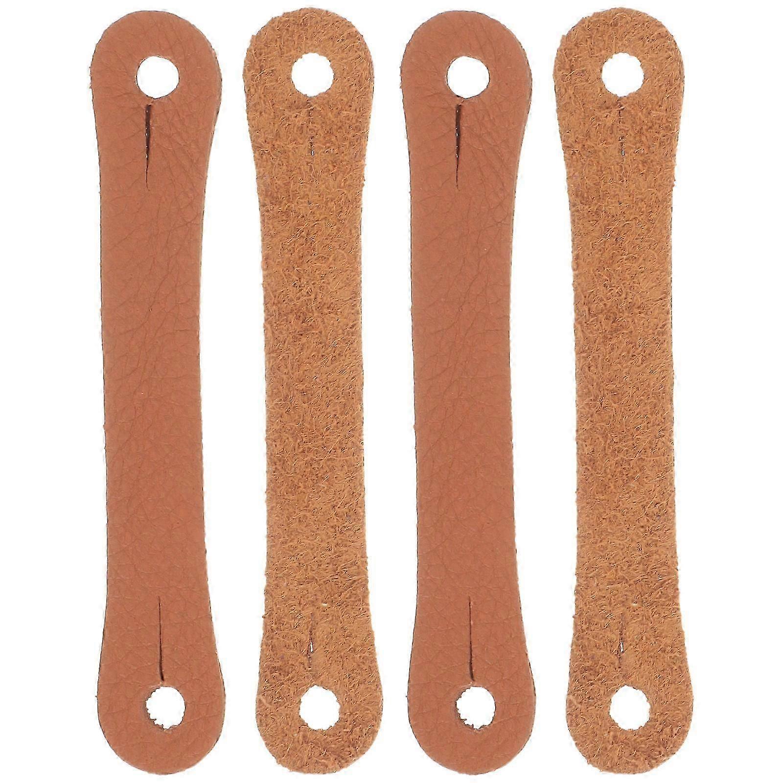 Stick Control Drumstick Control Clips for Drum Practice 8Pcs Brown PU