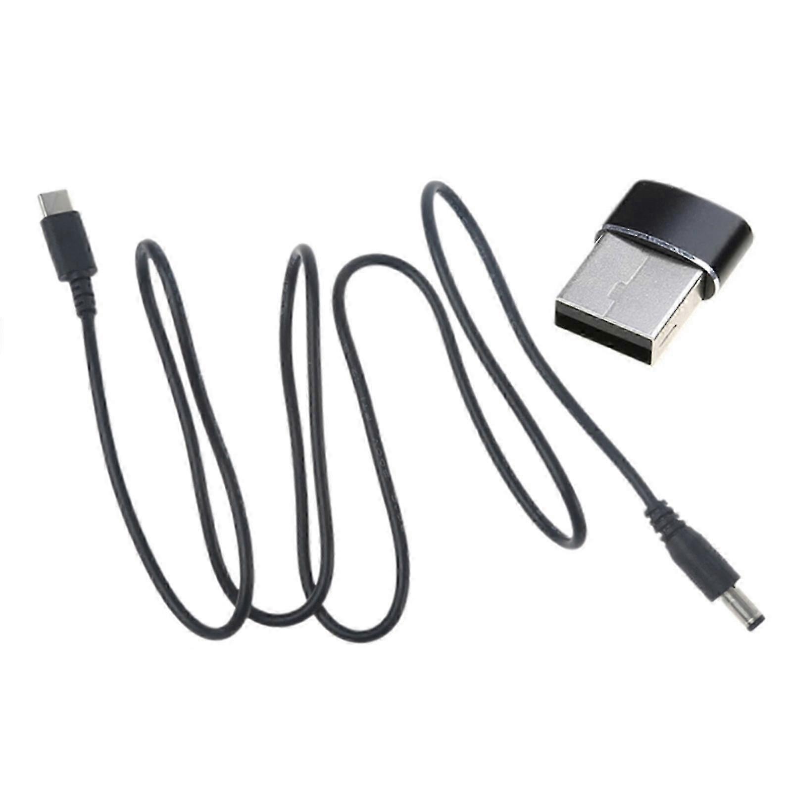 USB C Charging Cable for Electronics,DC5.5x2.1mm Output, High Efficiency Adapter High Reliability Charging