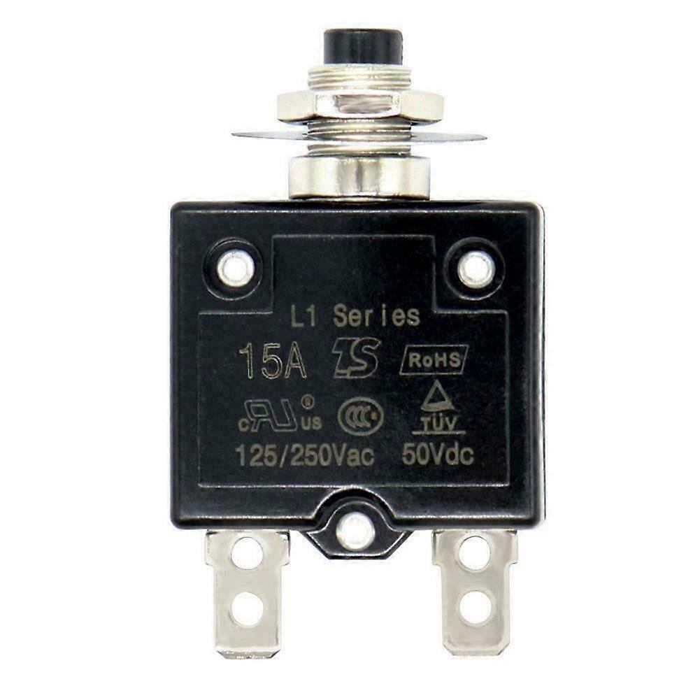 Push Button Thermal Cutout 12-50V Dc 125-250V Volt Ac
