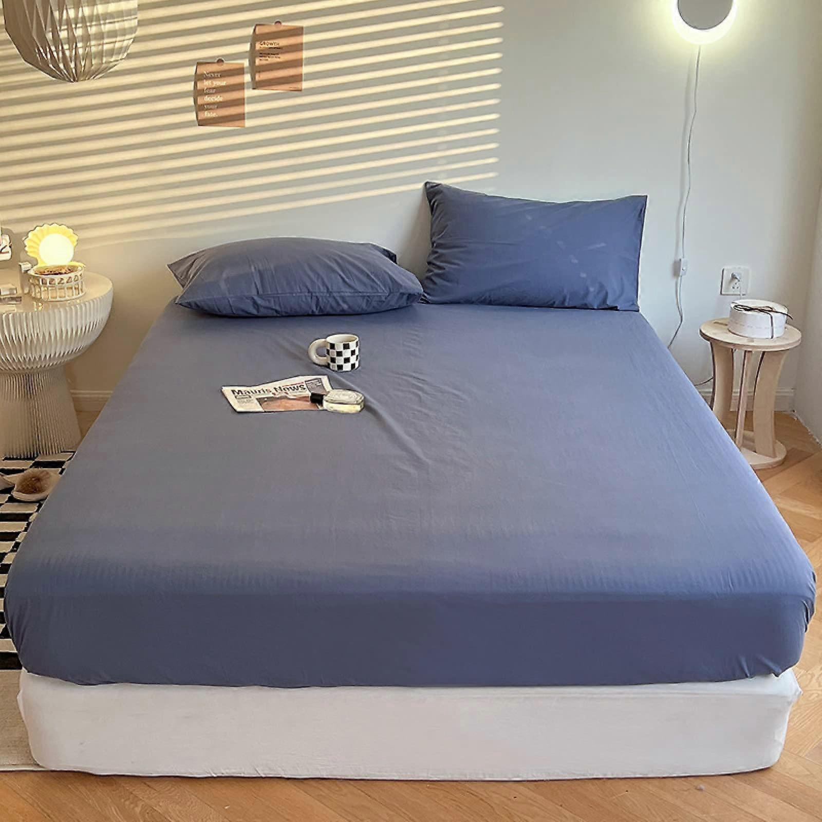 King Size Flat Sheet 240x250cm Sateen Weave Soft Long Staple EcoFriendly Bedding