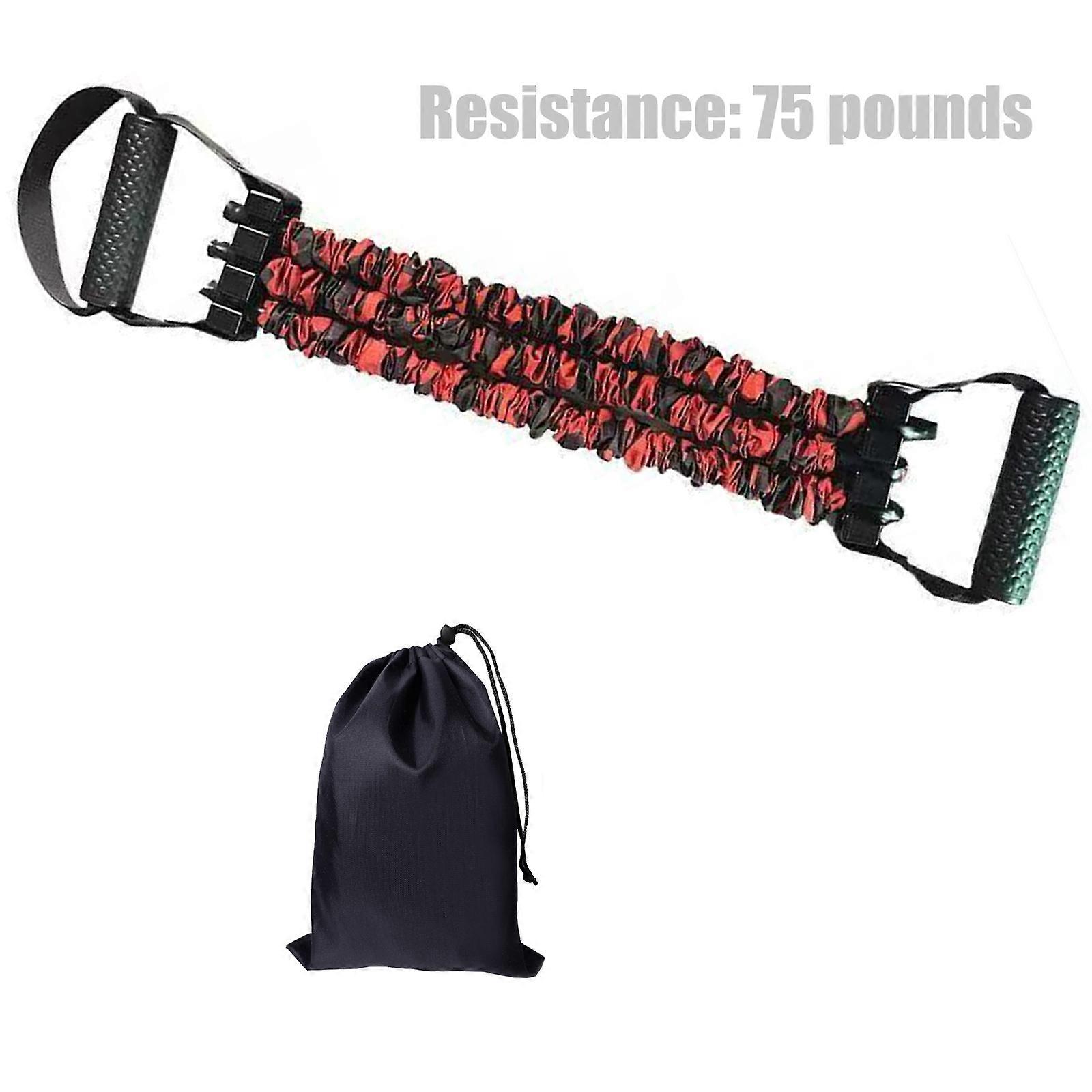 Tall Flexibility 75lb Workout Group Triplicate Hole Plan For Stretching Stretching Strength Building Thin Latex Resistance Training Tool  Red