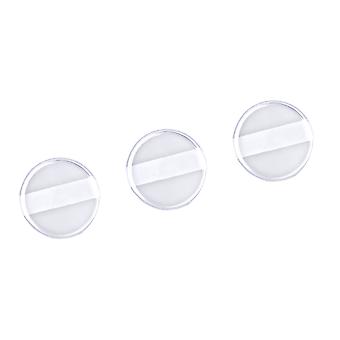2 Formade Sminksvampar Mjuk Elastisk PU Lös Pulver Puff Blandningsverktyg För Felfritt Ansikte Och Under Ögonen Täckning Multicolor
