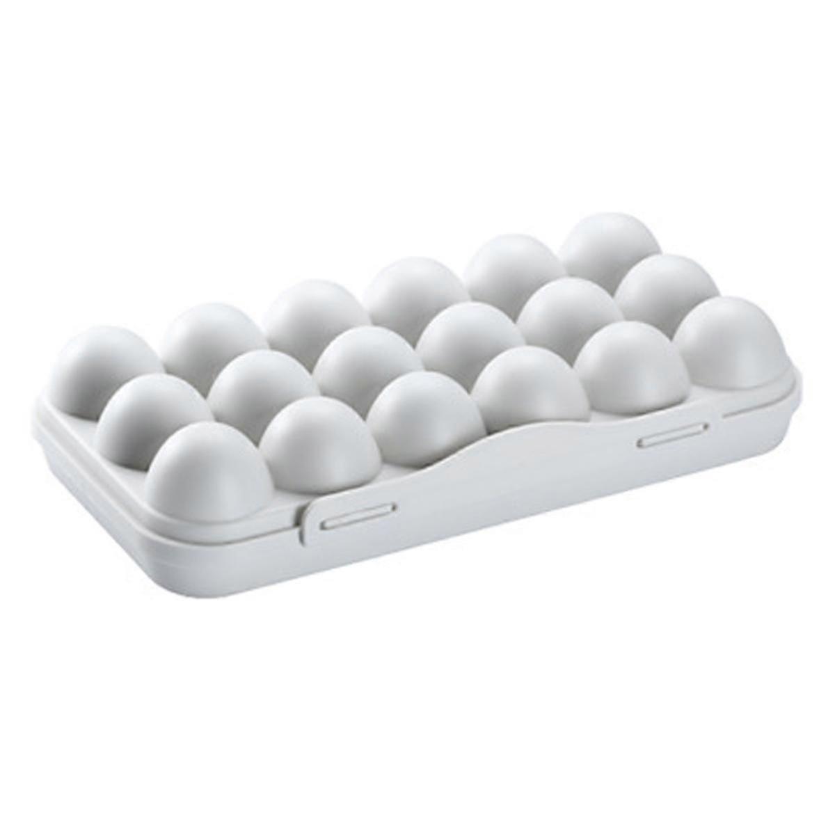 Stackable Egg Storage Tray Grey 18 Eggs (grey) (1pcs)