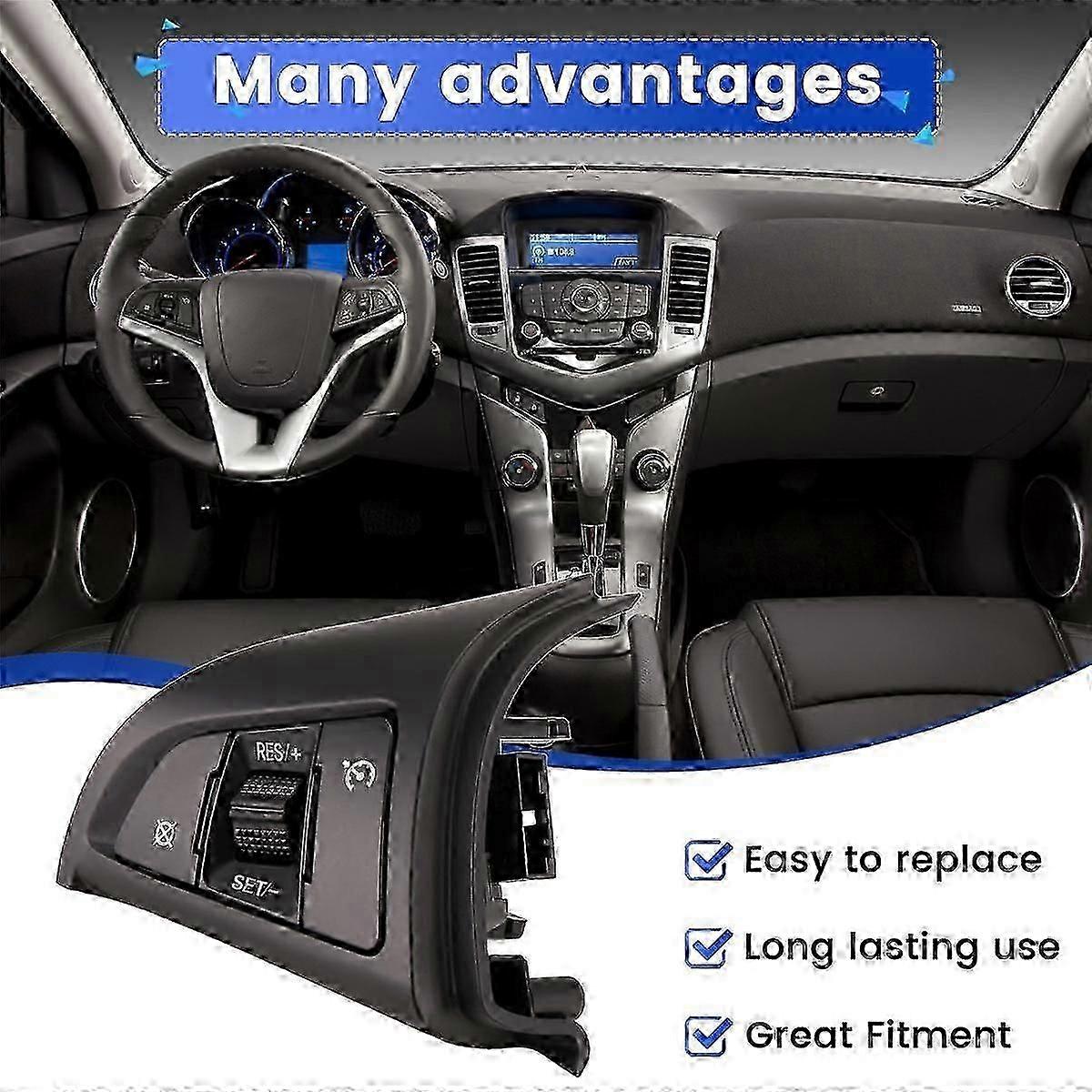 Multifunction Steering Wheel Button Control Switch for 2009-2014 Vehicles 96892140