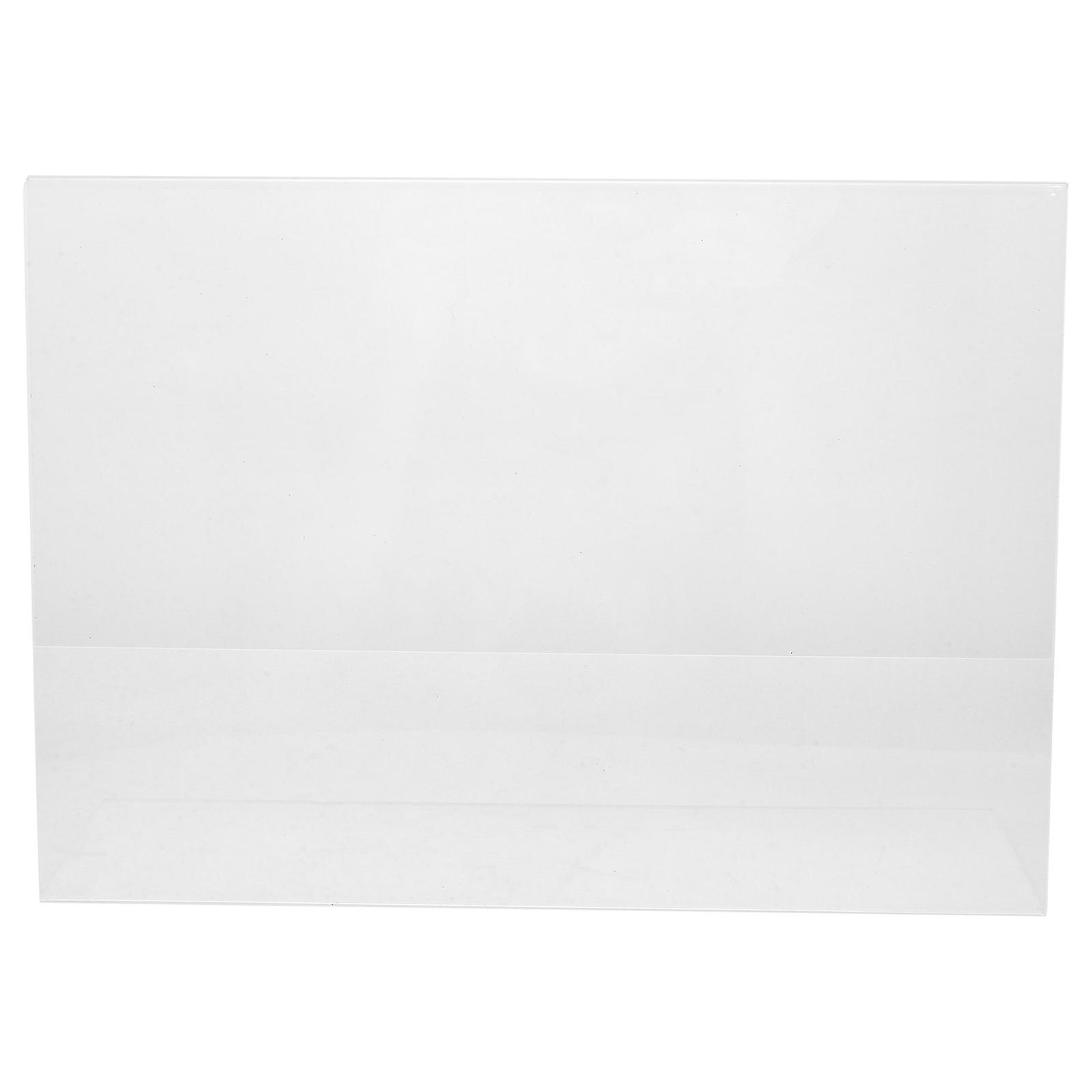 Transparent Acrylic Sign Holder for Display Use Stable Acrylic Display Stand