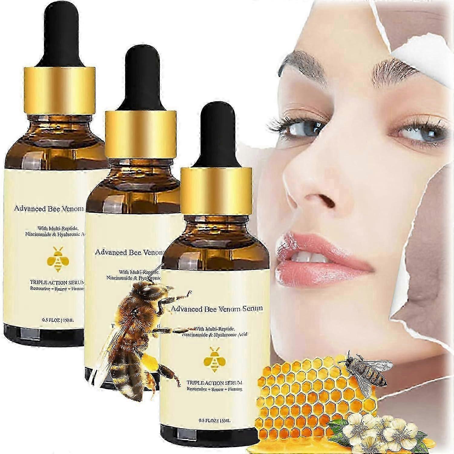 Anti-aging bee venom extract contains collagen -Deeply moisturizes and reduces wrinkles