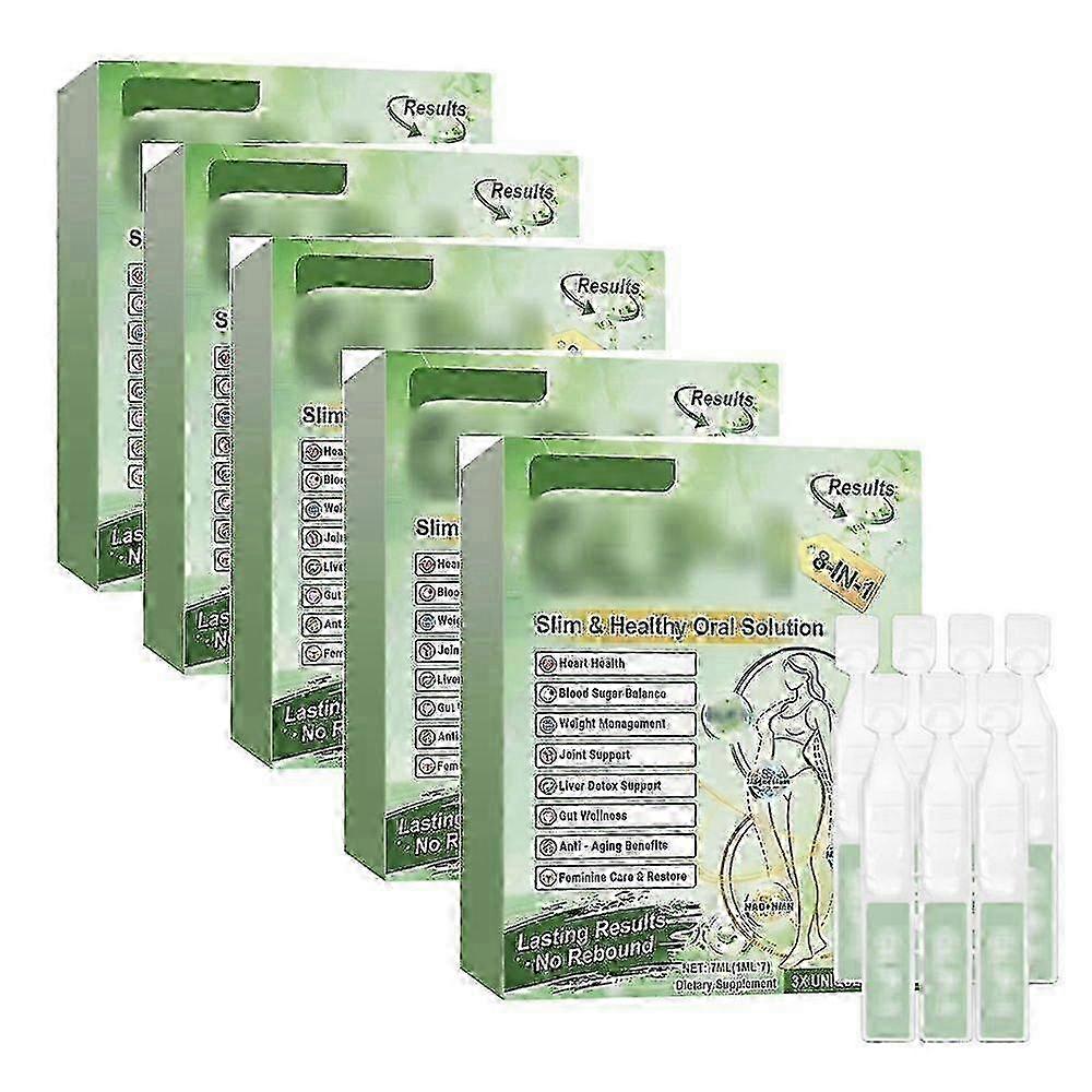 Solution buvable en 7 comprimés pour traitement corporel de perte de poids