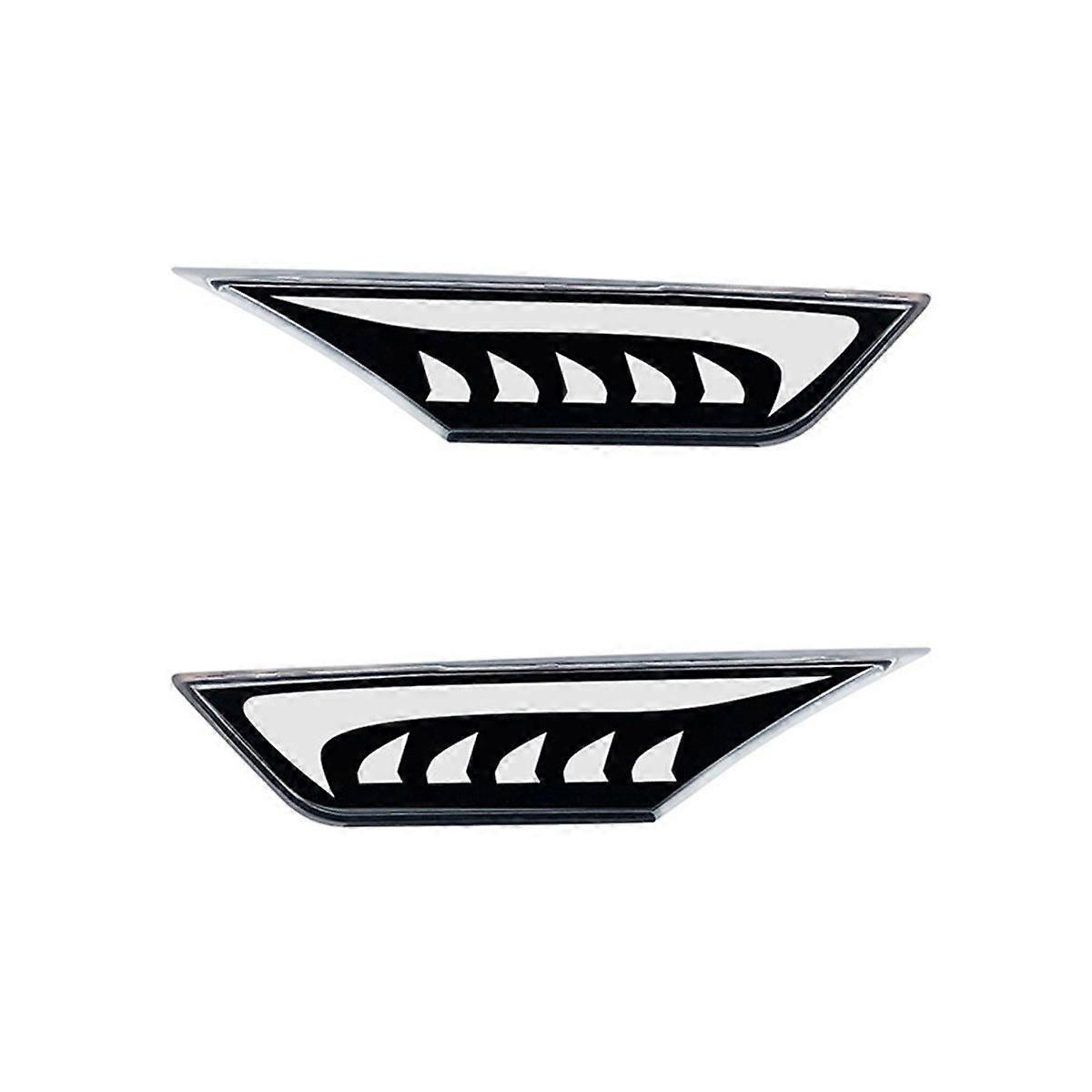 1 Pair Car LED Side Marker Turn Signal Light for 2016 - 2021 White Yellow Car Position Lamp