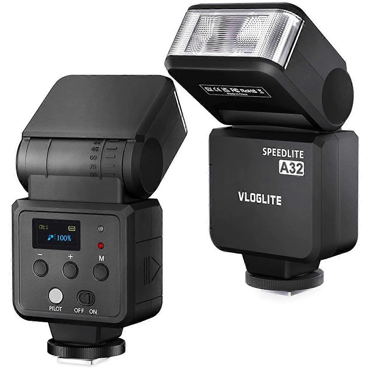 F32 Universal on-Camera Flash Light Electronic Speedlite for Most DSLR Cameras