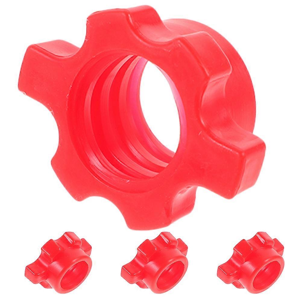 Dumbbell Barbell Converter Set Barbell Collars Home Gym Workouts 1.9×1.5×0.8in Fastening 4Pcs Simple and Practical Design