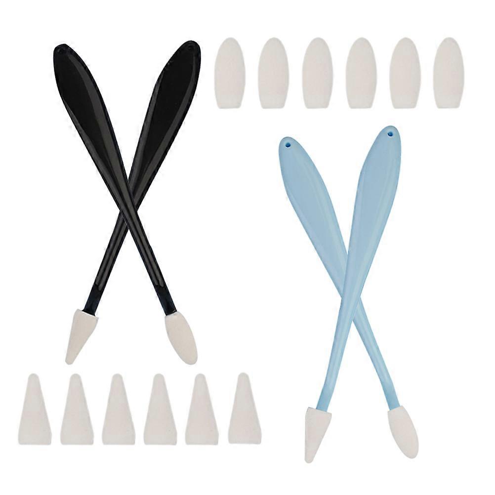 Blending Stumps Sketch Drawing Tools Set Plastic Sponge Material For On-the-go Artwork Beginners 17.50X1.90X1.00CM 1Set