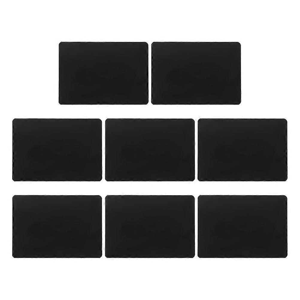 Black Mini Chalkboard Signs for Food Display with 8Pcs Erasable Tags