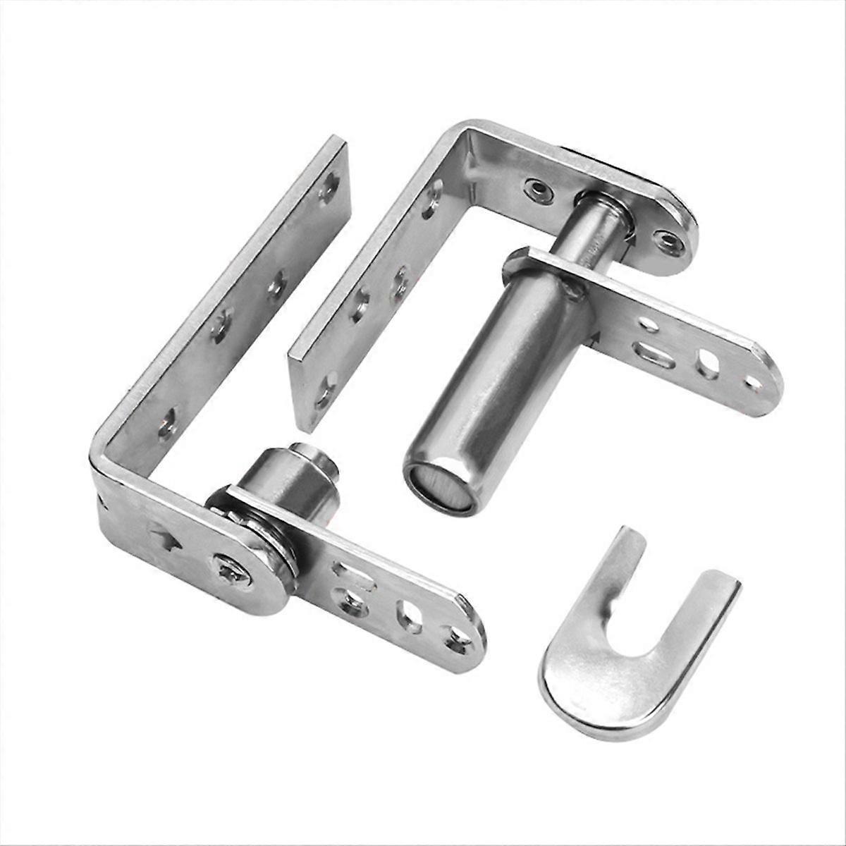 2er-Pack 304 Edelstahl Schwingbeschläge Salontürscharniere,L