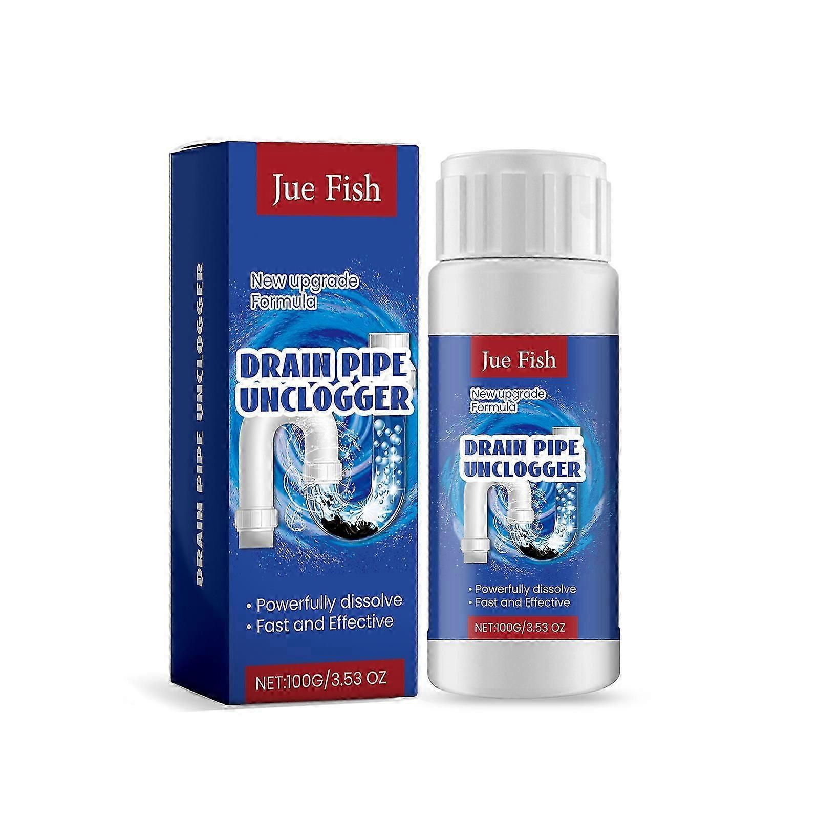 Eco-Friendly Drain Cleaner - Removes Grease, Odors & Blockages, Safe for All Pipes, 100g