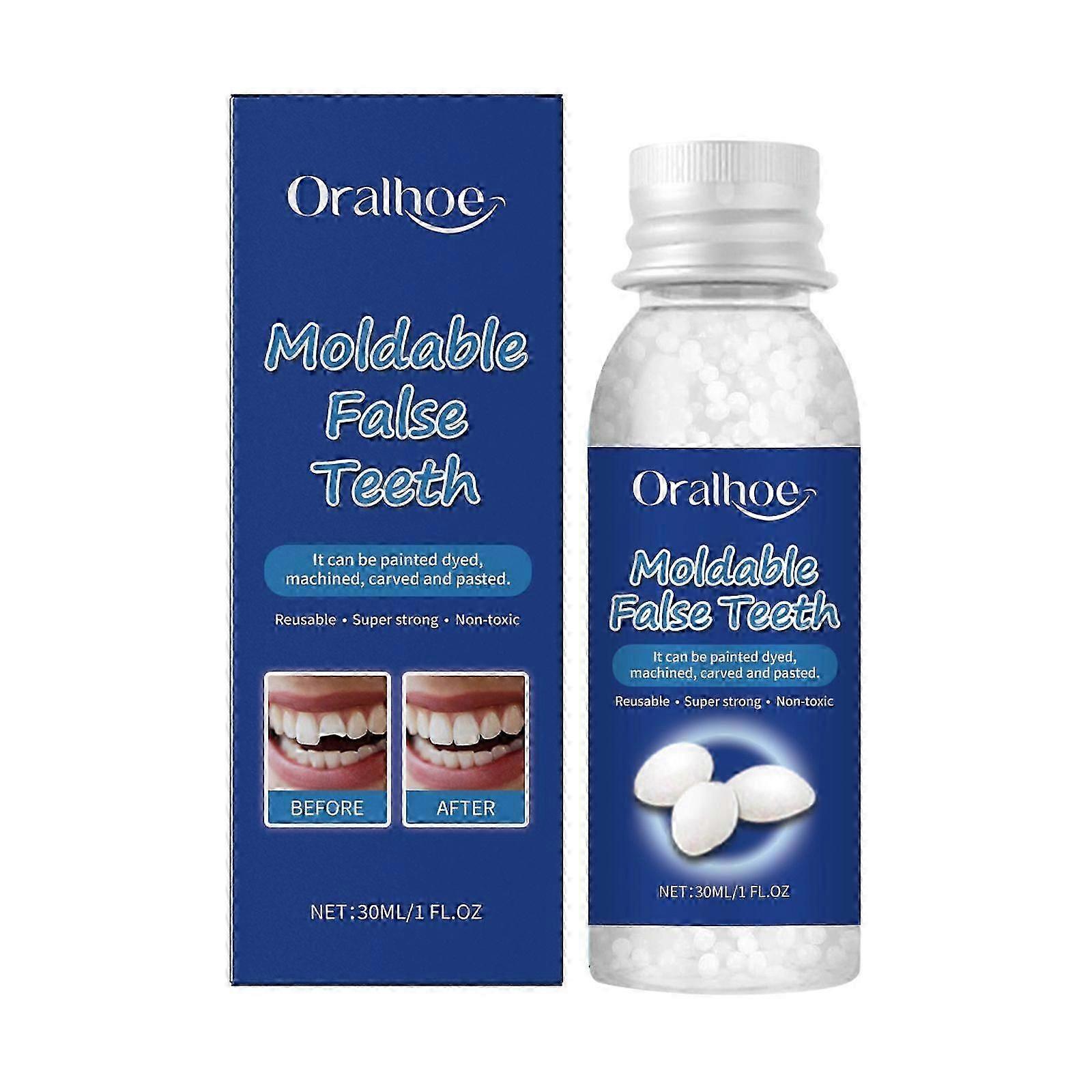 Strong Dental Glue for Quick Denture Fix and Temporary Filling of Modified Teeth