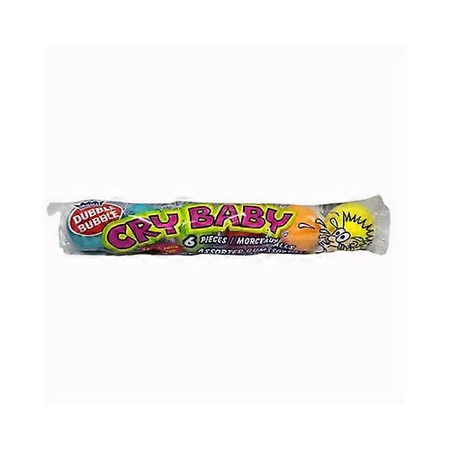 Dubble Bubble Cry Baby Extra Sour Gum, 6 Packets (Case of 24)