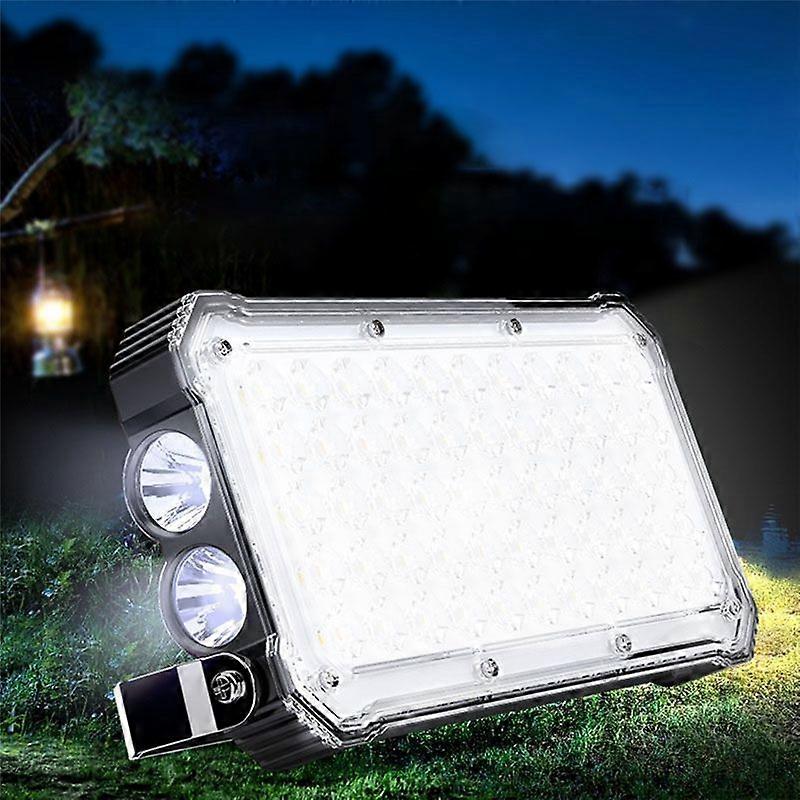 Portable Light Bracket Tent Emergency Lighting USB Charging(Black)