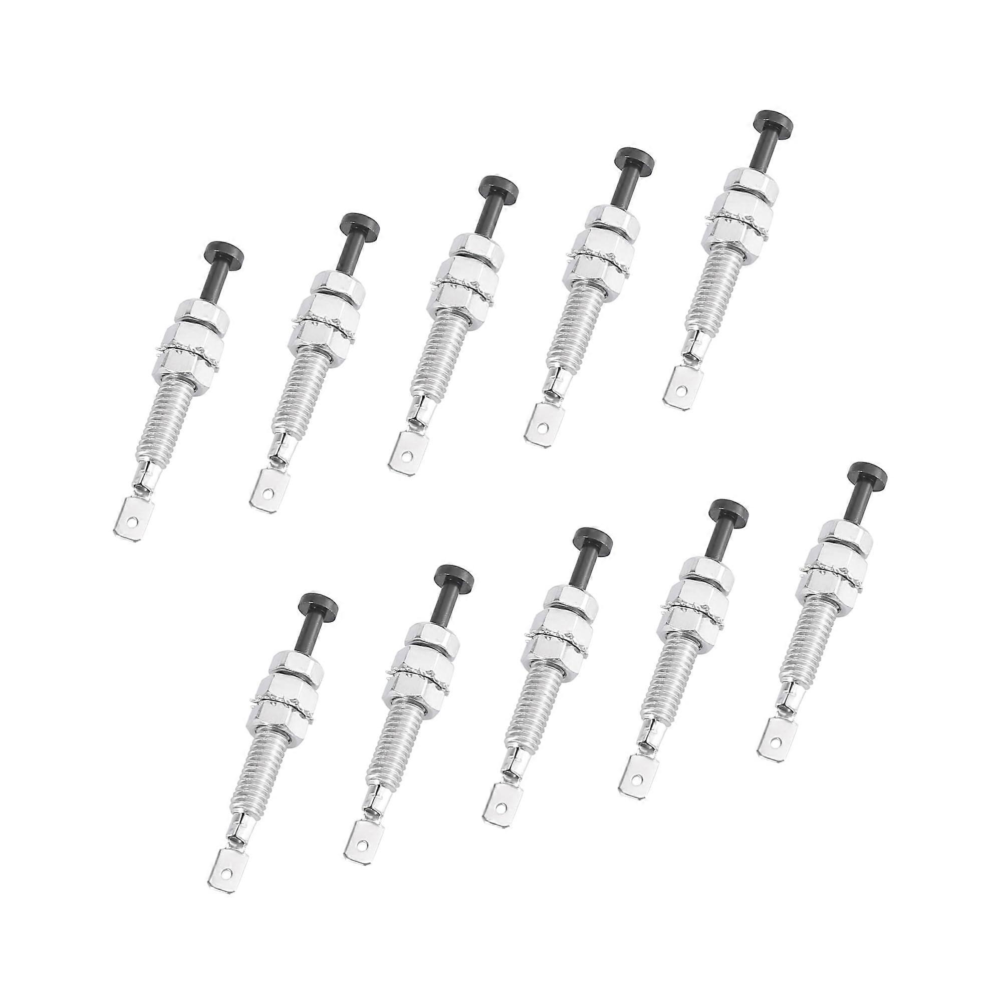 10pcs Universal Waterproof Hood Pin Switch for Car Alarm Security with CorrosionResistant Design