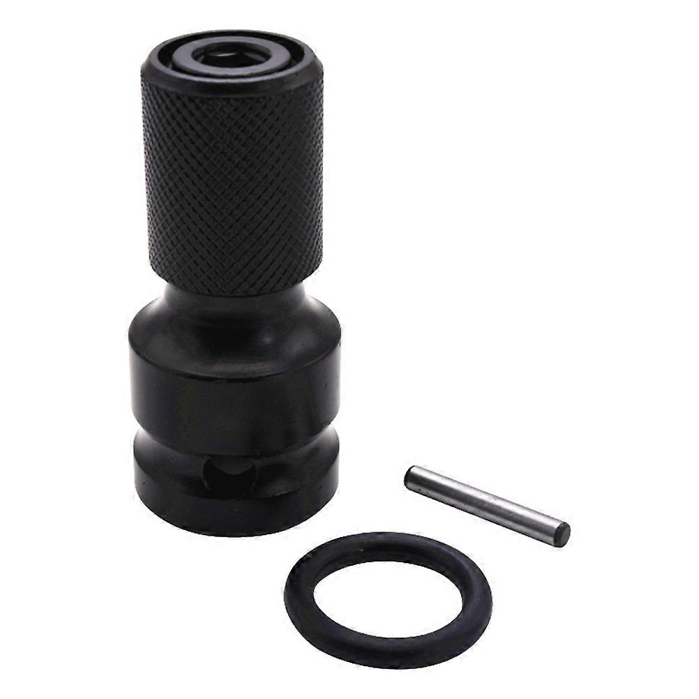 1/2" Drive to 1/4" Hex Drill Converter Quick Release Chuck For Impact and Ratchet Wrenches Socket Adapter Drill Chuck Converter Impact Driver