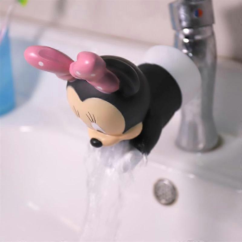 Disney Mickey Minnie Mouse Stitch Panda Faucet Extender Water Saving Faucet Extension Tool Help kids Washing hands Bathroom  toy