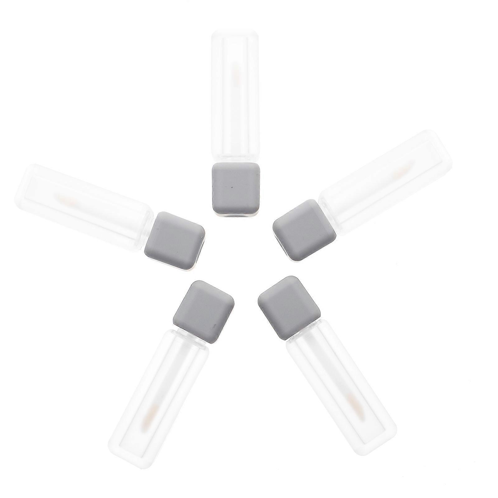 Lip Gloss Bottles Cylindrical for Storage Use 15Pcs with Covers