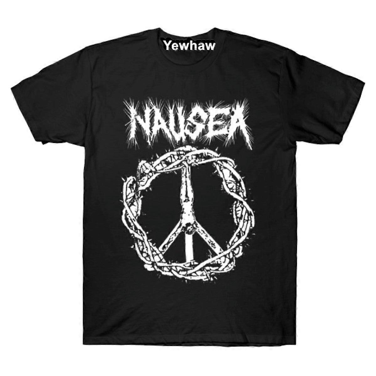 Nausea Crust Punk Band T-shirt