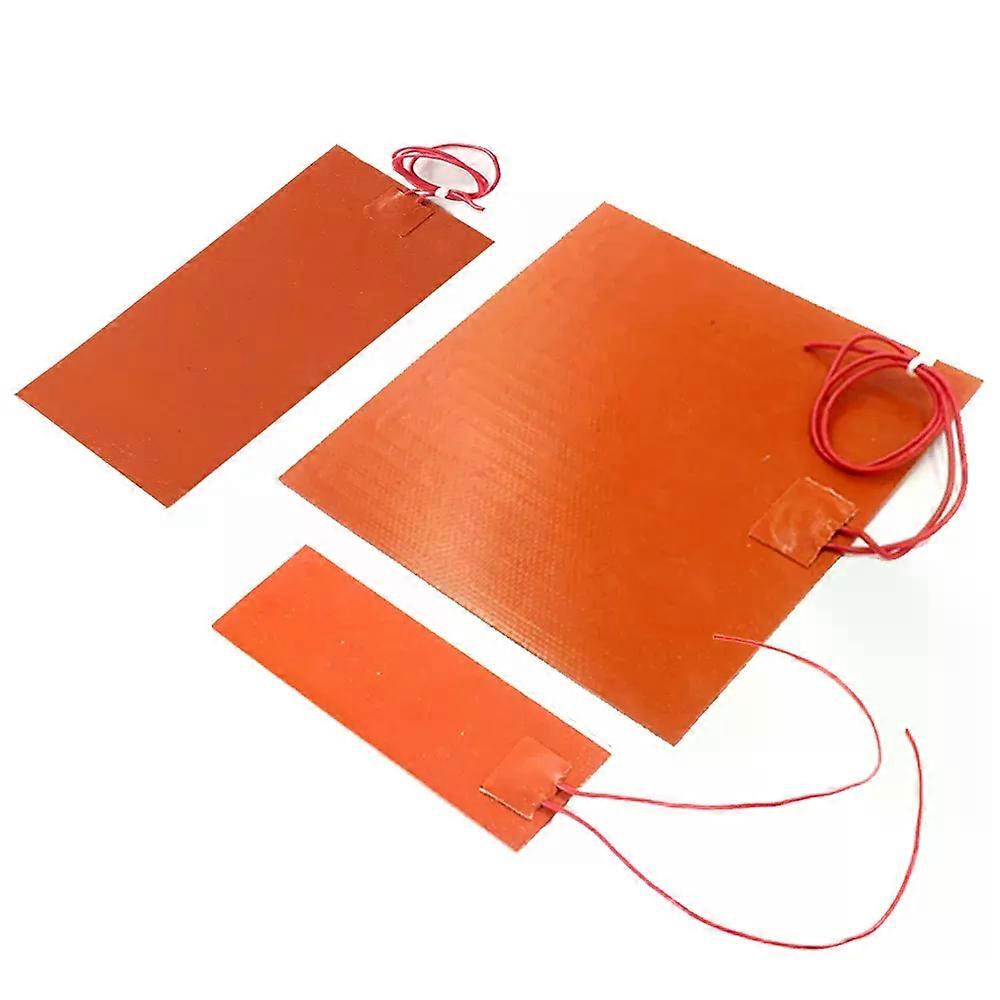 Silicone Rubber Heating Pad Flexible Waterproof Heater Compatible With 3D Printer