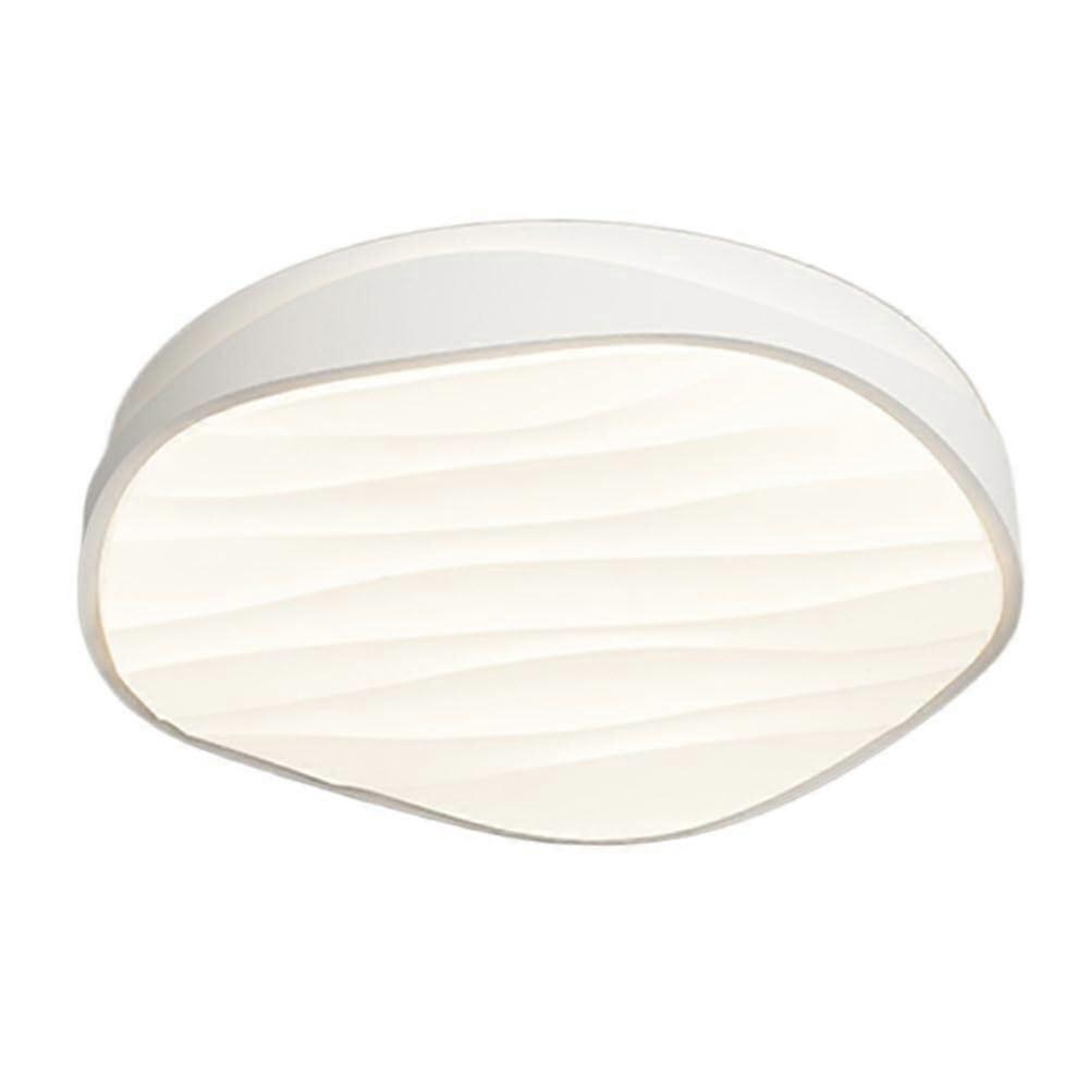 Modern LED Flush Mount Ceiling Light 50cm with Remote, Dimmable and Energy Saving for Bedroom