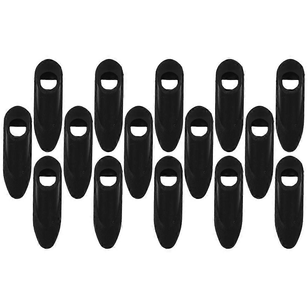 Conduíte para bicicleta com design embutido, plástico preto, 15 peças, 0,5 polegadas